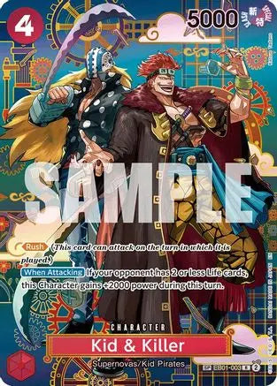 Kid & Killer - EB01-003 (SP) (EB01-003) - The Azure Sea's Seven Foil The Azure Sea's Seven