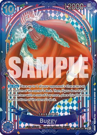 Buggy - OP09-051 (SP) (OP09-051) - The Azure Sea's Seven Foil The Azure Sea's Seven