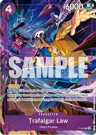 Trafalgar Law (Illustration Box Vol.6) (P-093) - One Piece Promotion Cards Foil One Piece Promotion Cards