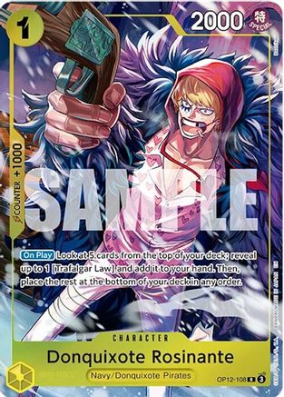 Donquixote Rosinante (Illustration Box Vol.6) (OP12-108) - One Piece Promotion Cards Foil One Piece Promotion Cards