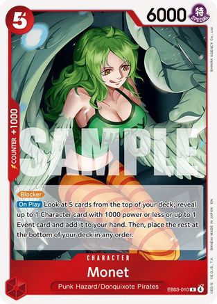 Monet (EB03-010) - Extra Booster: One Piece Heroines Edition Foil Extra Booster: One Piece Heroines Edition