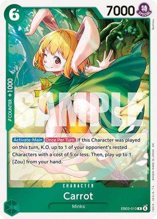 Carrot (EB03-013) - Extra Booster: One Piece Heroines Edition Foil Extra Booster: One Piece Heroines Edition