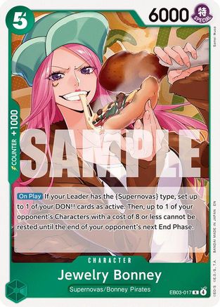 Jewelry Bonney (EB03-017) - Extra Booster: One Piece Heroines Edition Foil Extra Booster: One Piece Heroines Edition