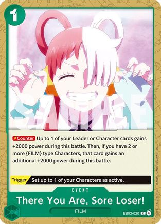 There You Are, Sore Loser! (EB03-020) - Extra Booster: One Piece Heroines Edition Extra Booster: One Piece Heroines Edition