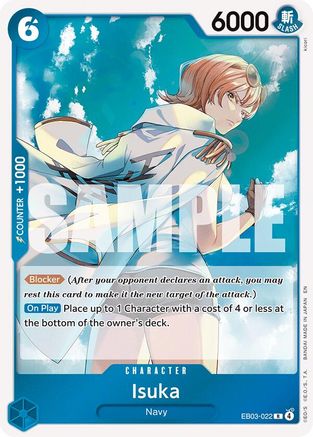 Isuka (EB03-022) - Extra Booster: One Piece Heroines Edition Foil Extra Booster: One Piece Heroines Edition