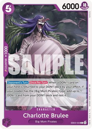 Charlotte Brulee (EB03-033) - Extra Booster: One Piece Heroines Edition Extra Booster: One Piece Heroines Edition