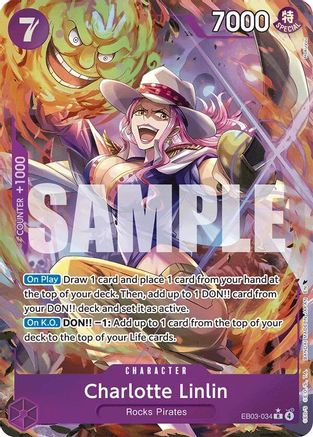 Charlotte Linlin (Alternate Art) (EB03-034) - Extra Booster: One Piece Heroines Edition Foil Extra Booster: One Piece Heroines Edition
