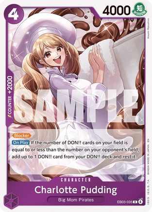 Charlotte Pudding (EB03-035) - Extra Booster: One Piece Heroines Edition Foil Extra Booster: One Piece Heroines Edition