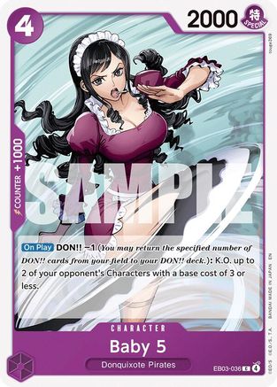 Baby 5 (EB03-036) - Extra Booster: One Piece Heroines Edition Extra Booster: One Piece Heroines Edition