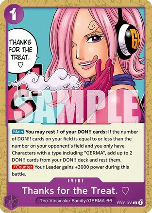 Thanks for the Treat. (EB03-038) - Extra Booster: One Piece Heroines Edition Extra Booster: One Piece Heroines Edition