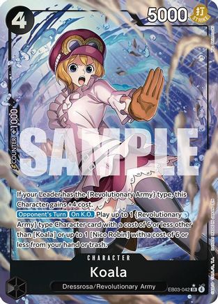 Koala (Alternate Art) (EB03-042) - Extra Booster: One Piece Heroines Edition Foil Extra Booster: One Piece Heroines Edition