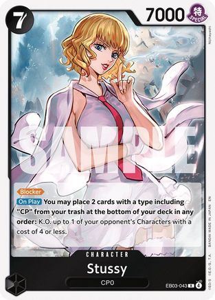 Stussy (EB03-043) - Extra Booster: One Piece Heroines Edition Foil Extra Booster: One Piece Heroines Edition