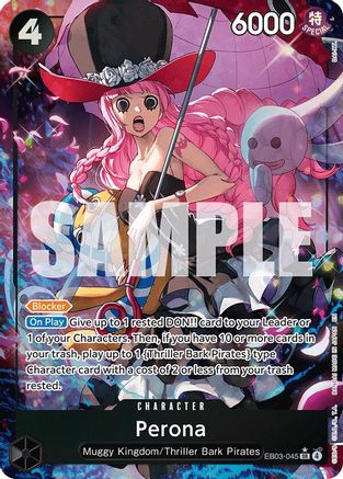 Perona (Alternate Art) (EB03-045) - Extra Booster: One Piece Heroines Edition Foil Extra Booster: One Piece Heroines Edition