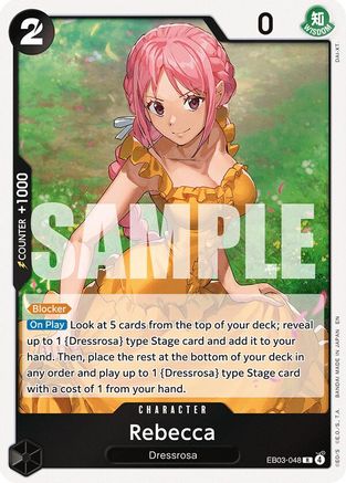 Rebecca (EB03-048) - Extra Booster: One Piece Heroines Edition Foil Extra Booster: One Piece Heroines Edition