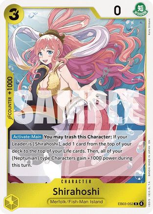 Shirahoshi (EB03-052) - Extra Booster: One Piece Heroines Edition Foil Extra Booster: One Piece Heroines Edition