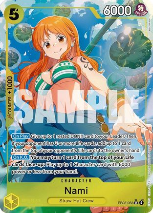 Nami (053) (Alternate Art) (EB03-053) - Extra Booster: One Piece Heroines Edition Foil Extra Booster: One Piece Heroines Edition
