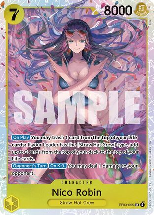 Nico Robin (055) (EB03-055) - Extra Booster: One Piece Heroines Edition Foil Extra Booster: One Piece Heroines Edition