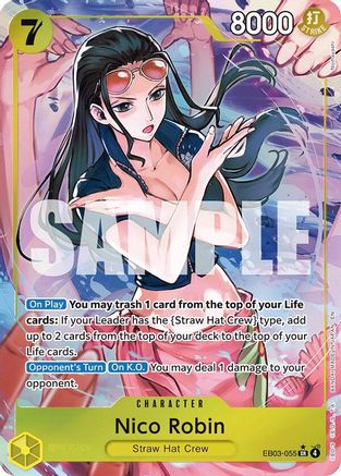 Nico Robin (055) (Alternate Art) (EB03-055) - Extra Booster: One Piece Heroines Edition Foil Extra Booster: One Piece Heroines Edition