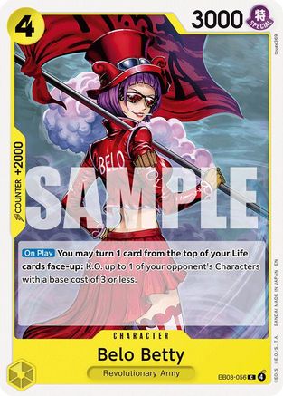 Belo Betty (EB03-056) - Extra Booster: One Piece Heroines Edition Extra Booster: One Piece Heroines Edition