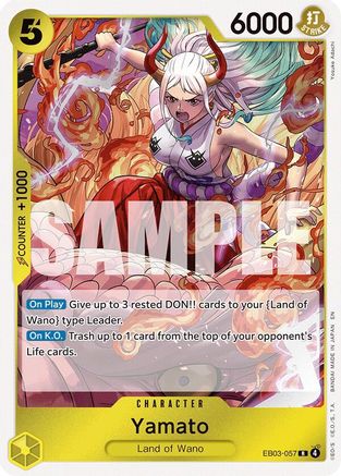 Yamato (EB03-057) - Extra Booster: One Piece Heroines Edition Foil Extra Booster: One Piece Heroines Edition