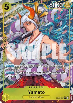Yamato (Alternate Art) (EB03-057) - Extra Booster: One Piece Heroines Edition Foil Extra Booster: One Piece Heroines Edition