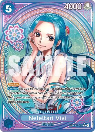 Nefeltari Vivi - 024 (SP) (EB03-024) - Extra Booster: One Piece Heroines Edition Foil Extra Booster: One Piece Heroines Edition