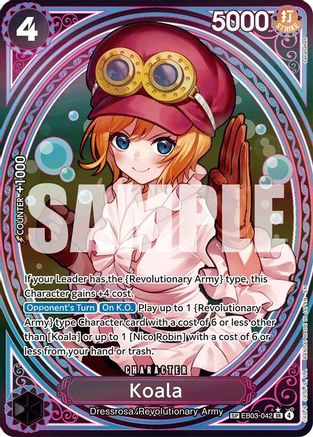 Koala (SP) (EB03-042) - Extra Booster: One Piece Heroines Edition Foil Extra Booster: One Piece Heroines Edition