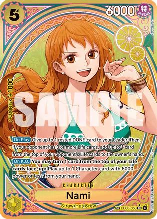 Nami (SP) (EB03-053) - Extra Booster: One Piece Heroines Edition Foil Extra Booster: One Piece Heroines Edition