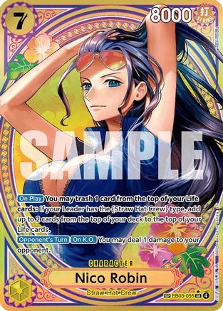 Nico Robin - 055 (SP) (EB03-055) - Extra Booster: One Piece Heroines Edition Foil Extra Booster: One Piece Heroines Edition
