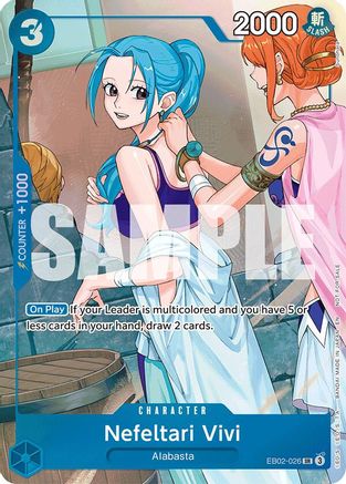 Nefeltari Vivi - EB02-026 (EB02-026) - Extra Booster: One Piece Heroines Edition Foil Extra Booster: One Piece Heroines Edition