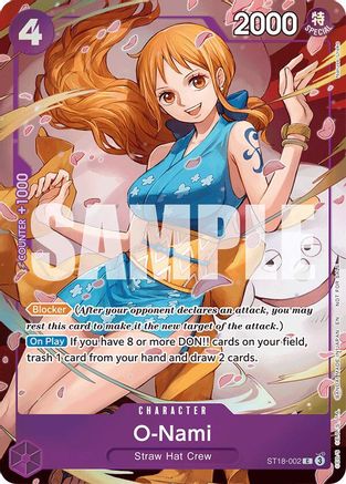 O-Nami - ST18-002 (ST18-002) - Extra Booster: One Piece Heroines Edition Foil Extra Booster: One Piece Heroines Edition