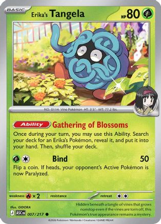 Erika's Tangela 007/217 ME Ascended Heroes - Common ME: Ascended Heroes