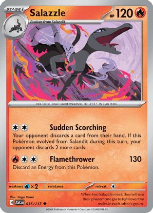 Salazzle 035/217 ME Ascended Heroes - Uncommon ME: Ascended Heroes