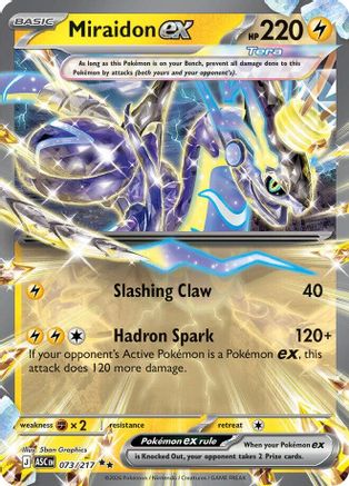 Miraidon ex 073 - Holofoil ME Ascended Heroes - Double Rare ME: Ascended Heroes