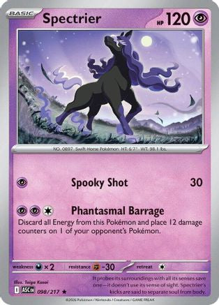 Spectrier 098 - Reverse Holofoil ME Ascended Heroes - Rare ME: Ascended Heroes