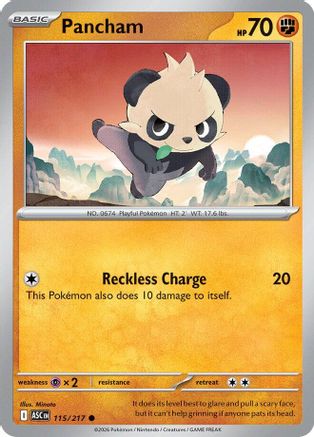 Pancham 115 ME Ascended Heroes - Common ME: Ascended Heroes