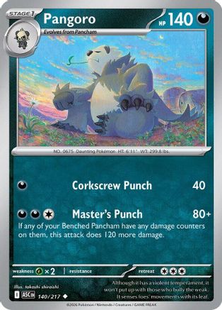 Pangoro 140 ME Ascended Heroes - Uncommon ME: Ascended Heroes