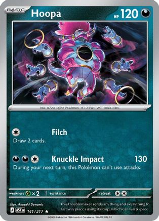 Hoopa 141 - Holofoil ME Ascended Heroes - Rare ME: Ascended Heroes