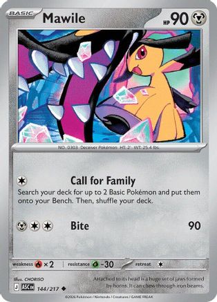Mawile 144/217 ME Ascended Heroes - Uncommon ME: Ascended Heroes
