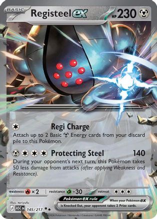Registeel ex 145 - Holofoil ME Ascended Heroes - Double Rare ME: Ascended Heroes