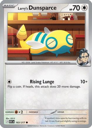 Larry's Dunsparce 163 ME Ascended Heroes - Common ME: Ascended Heroes
