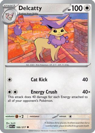 Delcatty 166 ME Ascended Heroes - Uncommon ME: Ascended Heroes
