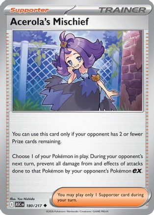 Acerola's Mischief 180 ME Ascended Heroes - Uncommon ME: Ascended Heroes