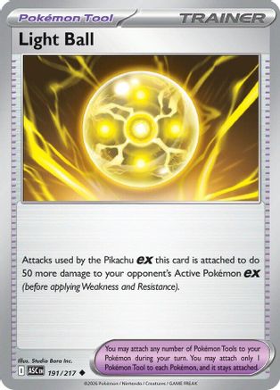 Light Ball 191 ME Ascended Heroes - Uncommon ME: Ascended Heroes