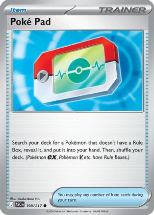 Poke Pad 198 - Reverse Holofoil ME Ascended Heroes - Common ME: Ascended Heroes