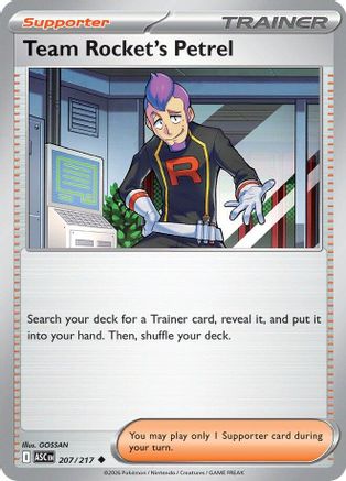 Team Rocket's Petrel 207 ME Ascended Heroes - Uncommon ME: Ascended Heroes