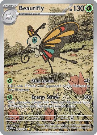 Beautifly 219/217 - Holofoil ME Ascended Heroes - Illustration Rare ME: Ascended Heroes
