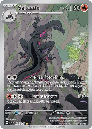 Salazzle 224/217 - Holofoil ME Ascended Heroes - Illustration Rare ME: Ascended Heroes