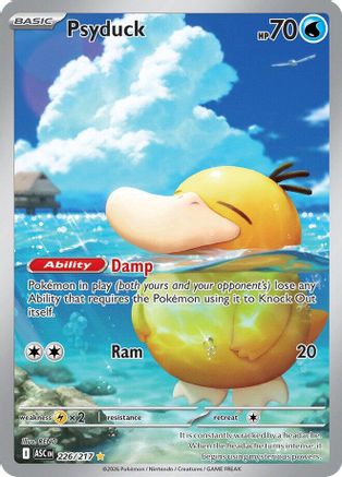 Psyduck 226/217 - Holofoil ME Ascended Heroes - Illustration Rare ME: Ascended Heroes