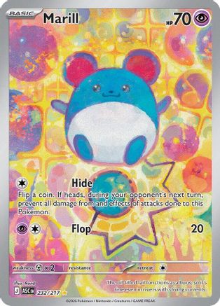 Marill 232/217 - Holofoil ME Ascended Heroes - Illustration Rare ME: Ascended Heroes
